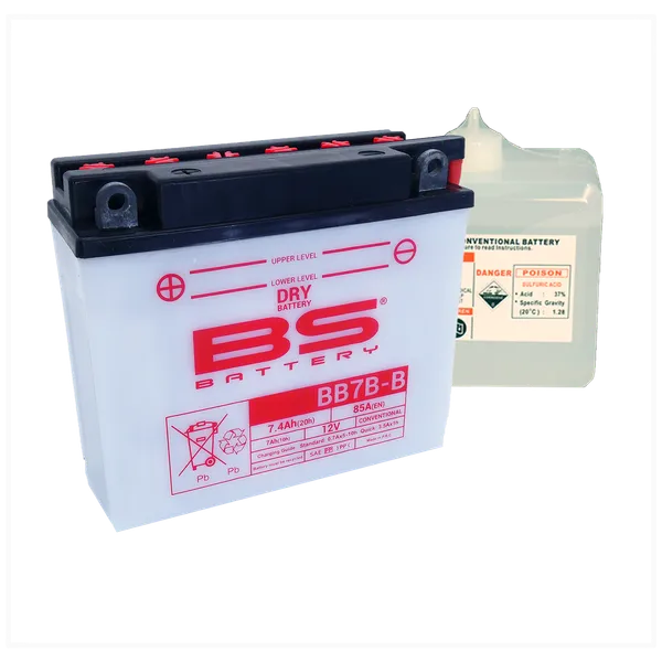 Batería para Moto BS DRY BB7B-B AT115 Next XT225 Japón